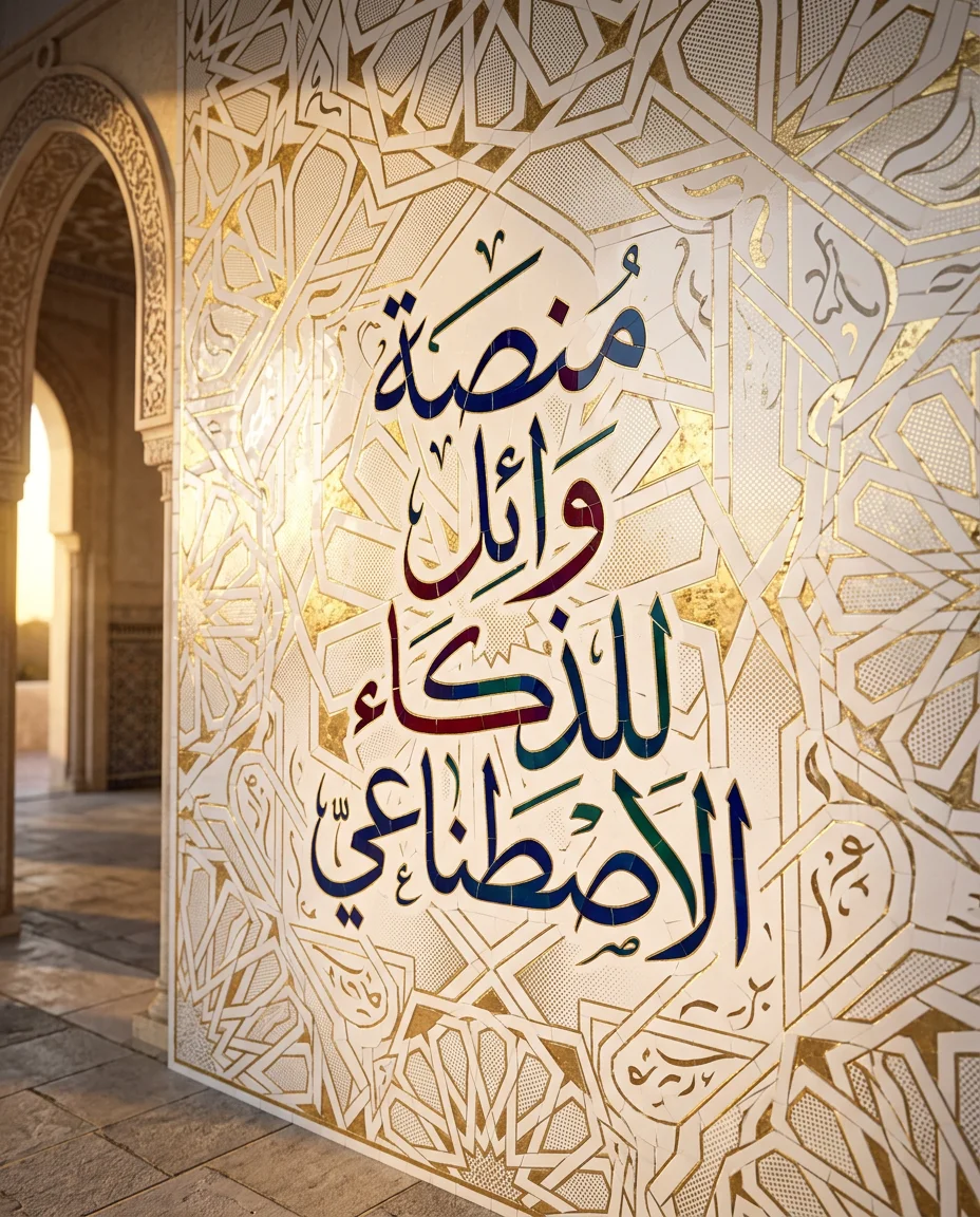 نقوش هندسية مضيئة