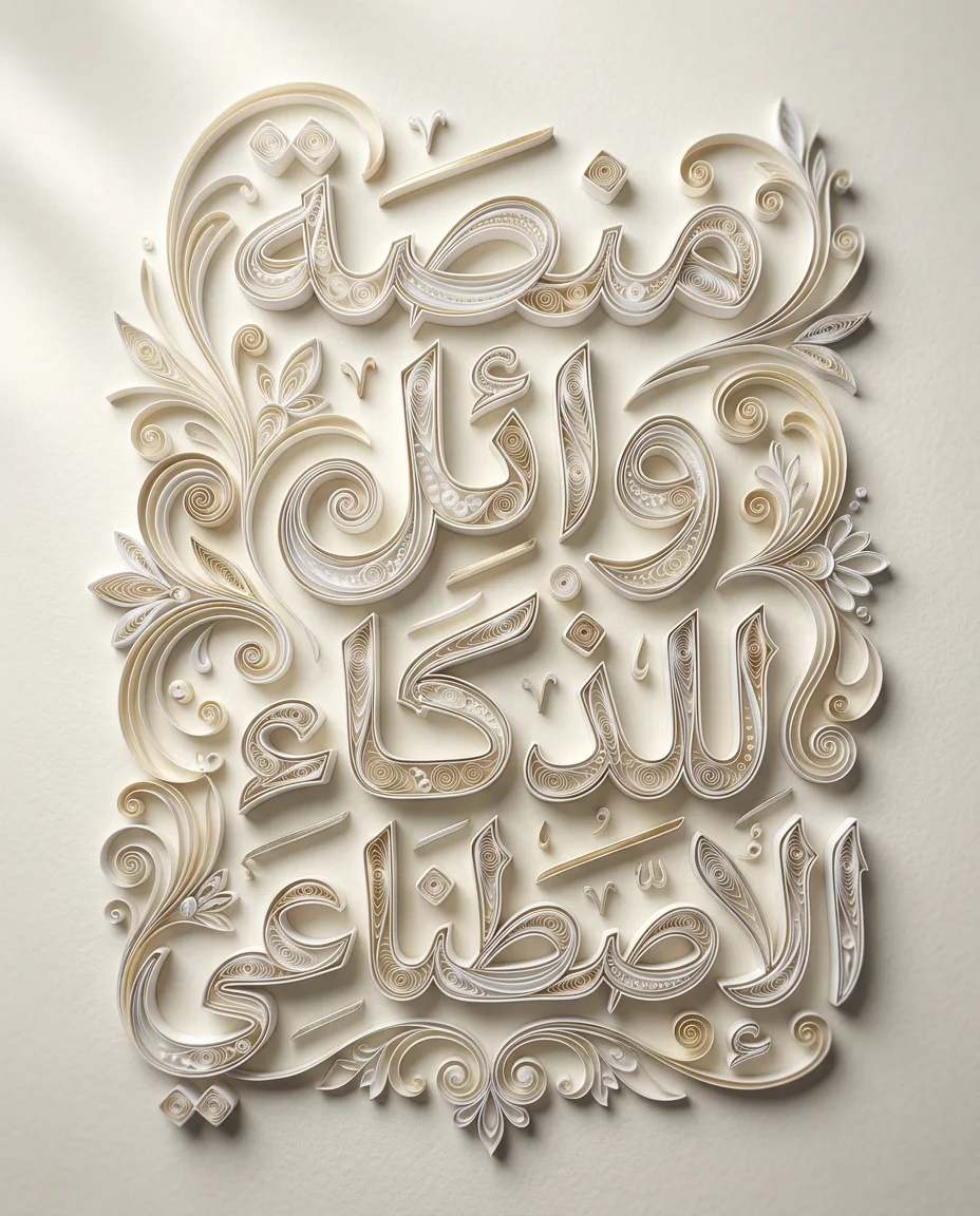 منحوتة ورقية ثلاثية الأبعاد