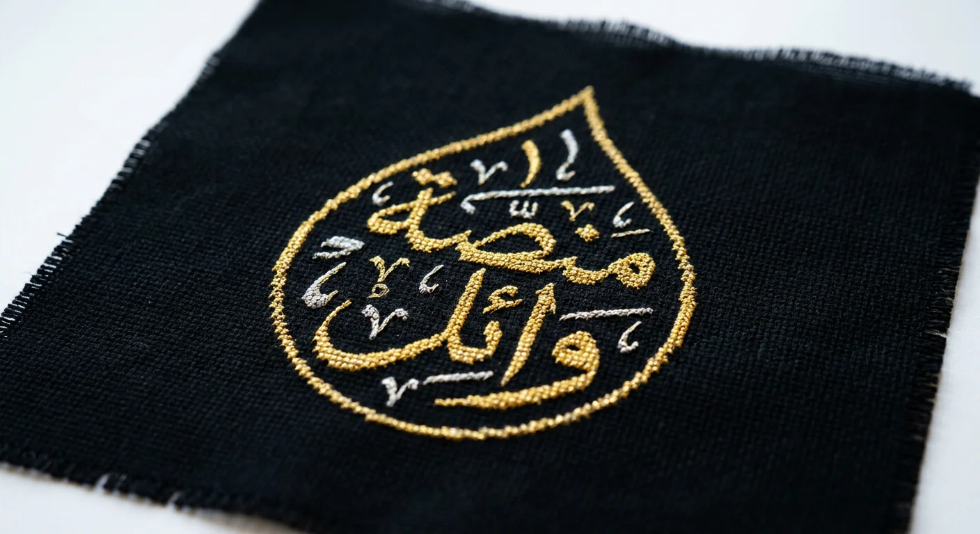 تطريز حريري في استوديو نقي