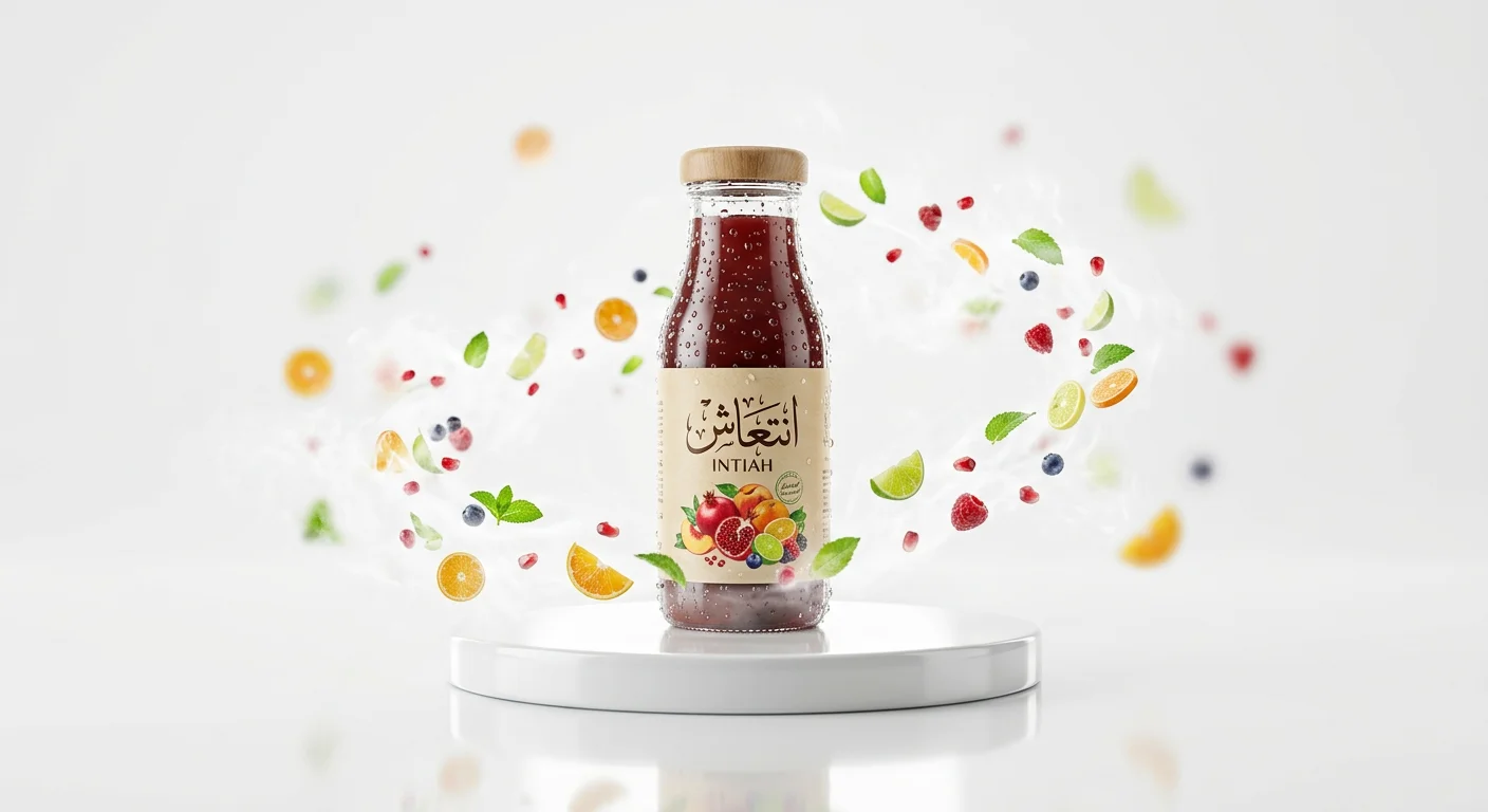 قطرات الندى على انتعاش