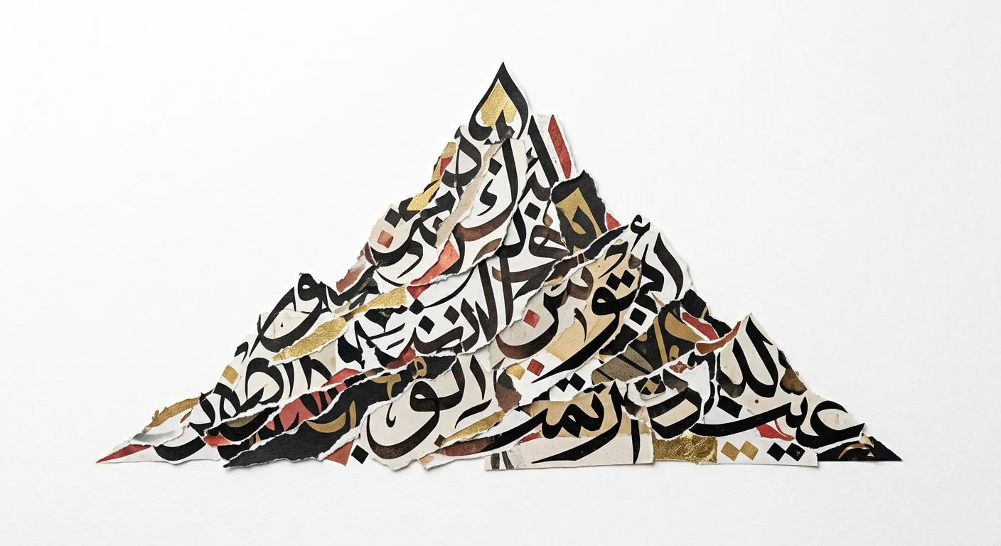 تركيبة كاليغرافية صاعدة